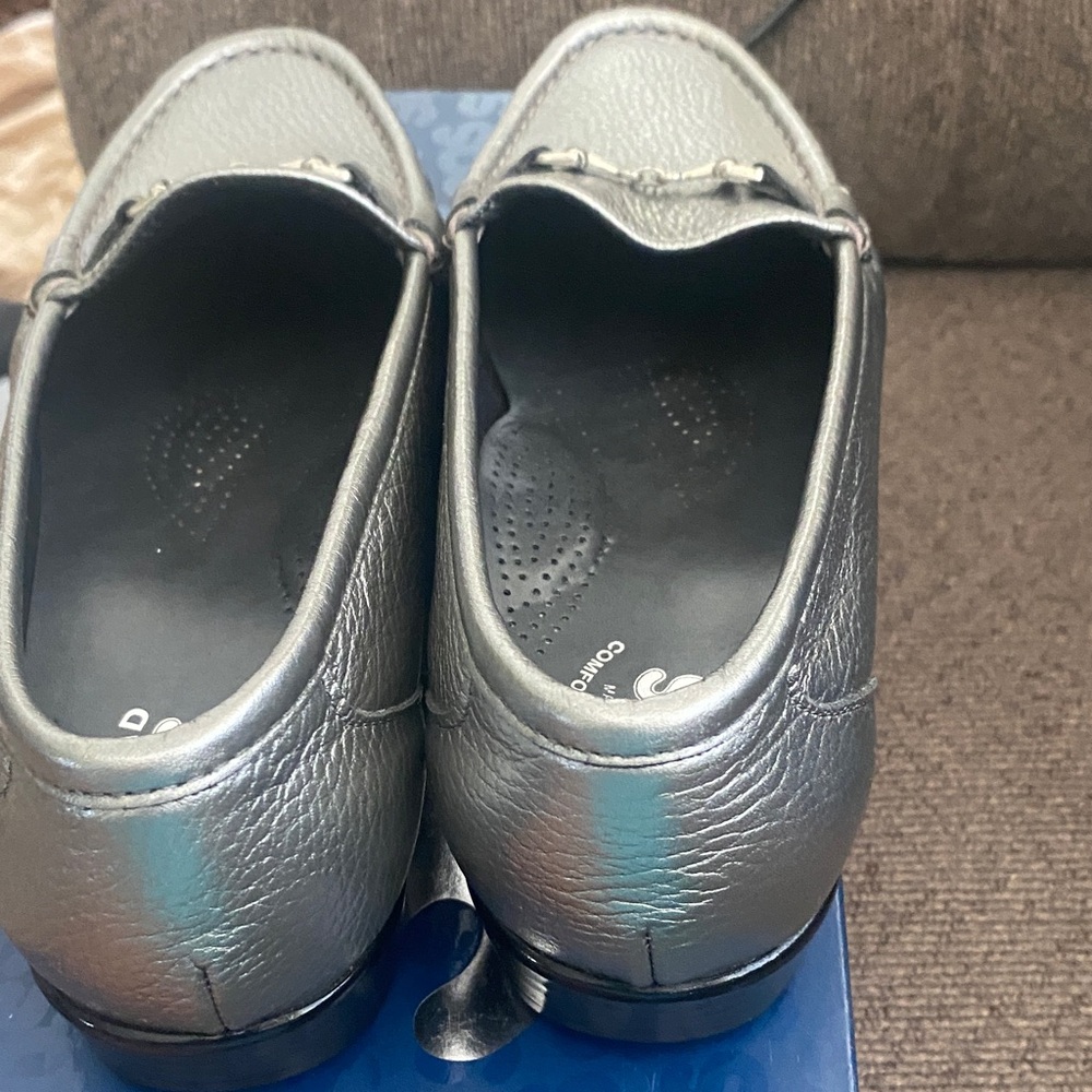 SAS Women's Silver Loafers